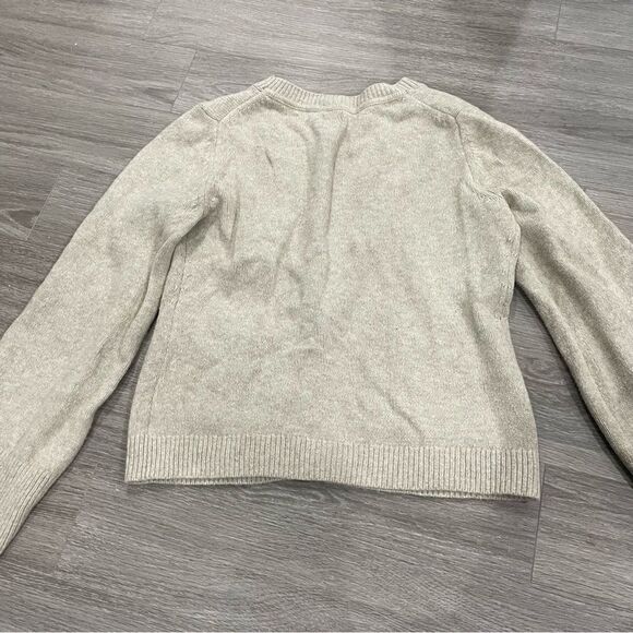 Gap cashsoft oatmeal cardigan m - Picture 5 of 7
